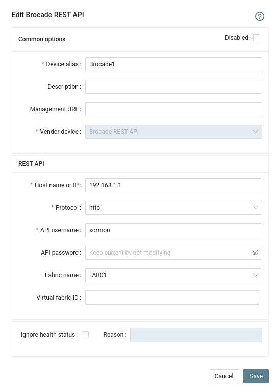 SAN - Brocade monitoring