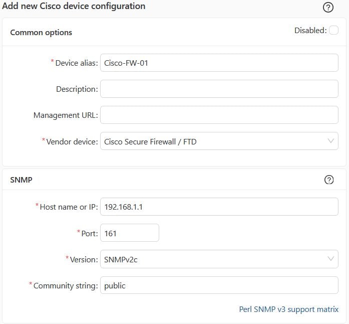 Cisco firewall monitoring