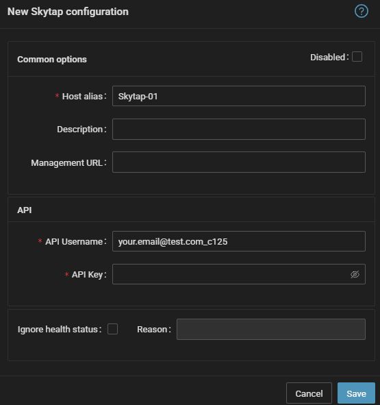 Skytap monitoring