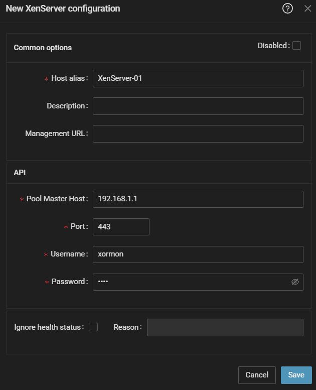 XenServer monitoring