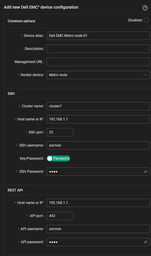 Dell EMC Metro node Storage monitoring