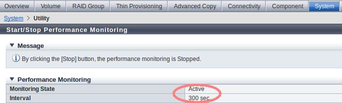 Fujitsu ETERNUS monitoring setup