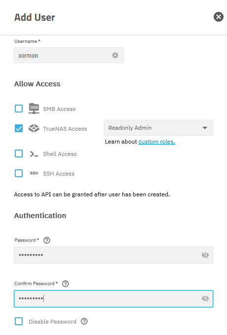 TrueNAS SCALE monitoring